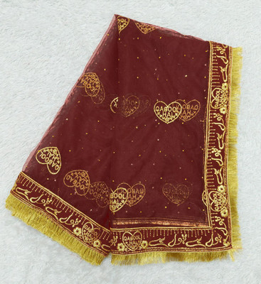 dhenulace Net Embellished Women Dupatta