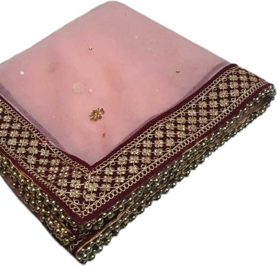 zaie Velvet Embroidered Women Dupatta