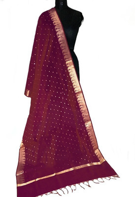The SDF India Art Silk Woven Women Dupatta