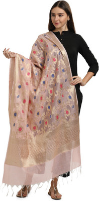 Morrio Art Silk Woven Women Dupatta