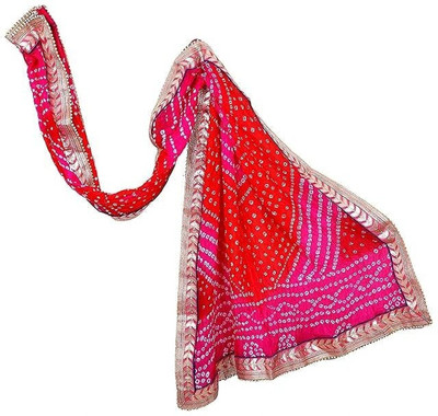 TMT HUB Chiffon Embellished Women Dupatta