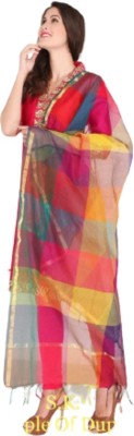 SKEXPORT Cotton Silk Printed Women Dupatta