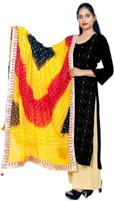 waheb Art Silk Printed Women Dupatta