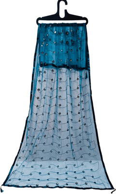 abhikart Net Embroidered Women Dupatta