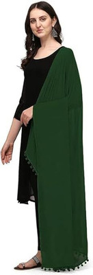 GURUSOAMI Chiffon Solid Women Dupatta