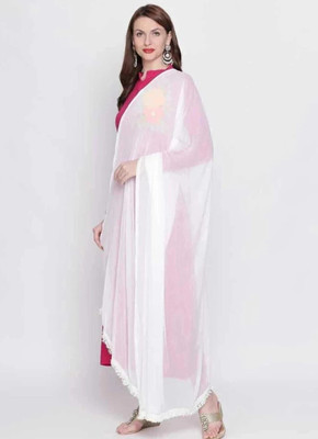 VaIdehi Chiffon Solid Women Dupatta