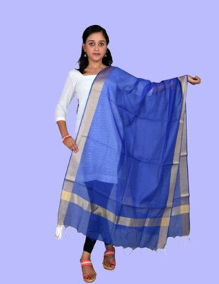 Draxstarr Cotton Silk Solid Women Dupatta