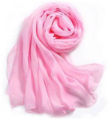 GURUSOAMI Chiffon Solid Women Dupatta