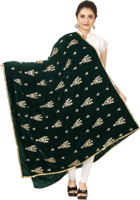 Tutli Putli Velvet Embroidered Women Dupatta