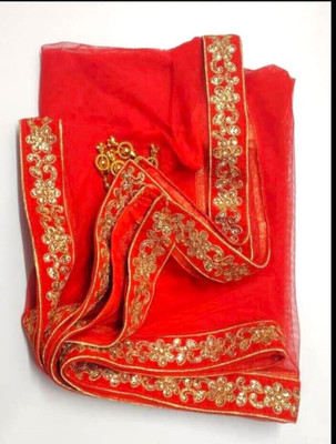 Sai Fashions Net Embroidered Women Dupatta