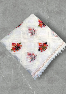 DHARMEE Net Embroidered Women Dupatta