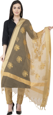 A R SILK Art Silk Self Design Women Dupatta