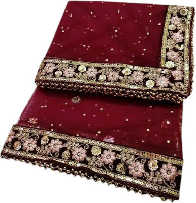 MAMTA COLLECTION Net Embroidered Women Dupatta