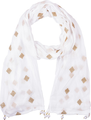 YOUTHQUAKE Chiffon Embroidered Women Dupatta