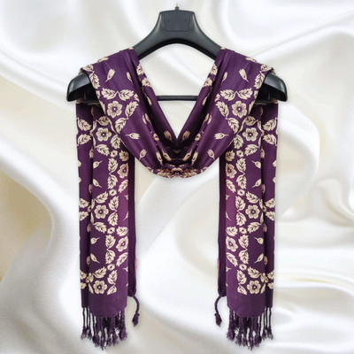 SUKANYA SHINE Satin Blend Floral Print Women Dupatta
