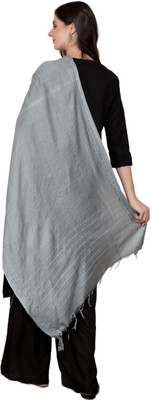 A R SILK DUPATTA HUB Cotton Blend Solid Women Dupatta