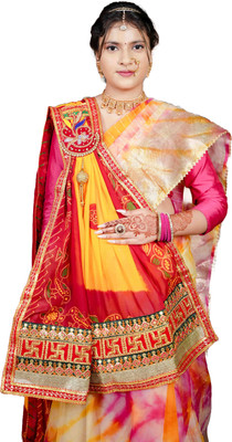 Avilhara Poly Georgette Embroidered Women Dupatta