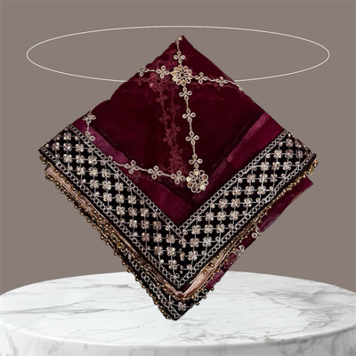 PROURBAN Nylon Striped Women Dupatta