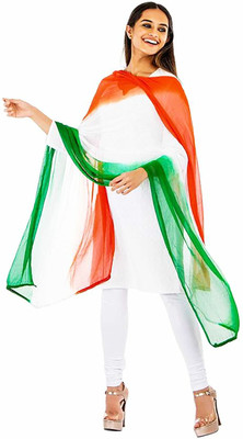 KAVIM Chiffon Striped Women Dupatta