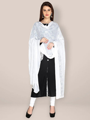 Nakoda Creation Chiffon Embroidered Women Dupatta