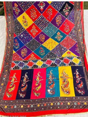 Golden Stichies Chiffon Printed Women Dupatta