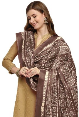 Sekmany Cotton Silk Printed Women Dupatta