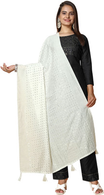 Kemza Pure Cotton Embroidered Women Dupatta