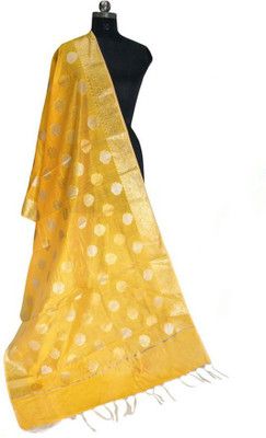 The SDF India Cotton Silk Woven Women Dupatta