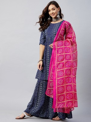 InWeave Pure Cotton Printed Women Dupatta