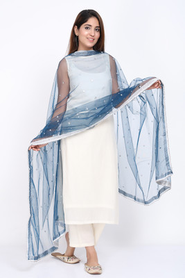 Trendz Hack Net Embellished Women Dupatta