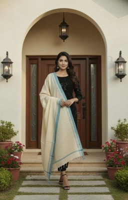 AmirChoice Pure Cotton Striped Women Dupatta