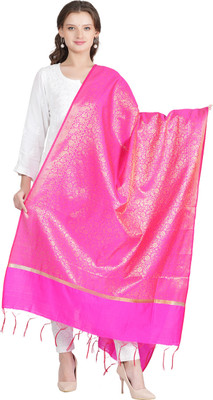 MUFFLY Silk Blend Printed Women Dupatta