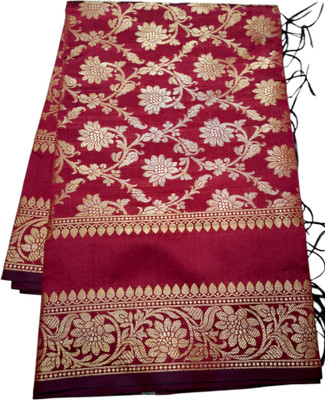 AZ Silk Silk Blend Woven Women Dupatta