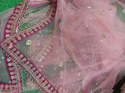 Anaisha fashion Net Embroidered Women Dupatta