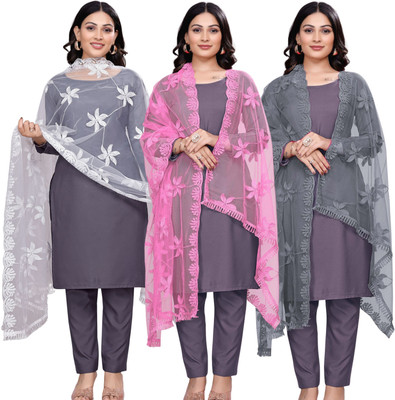 Kemza Net Embroidered Women Dupatta