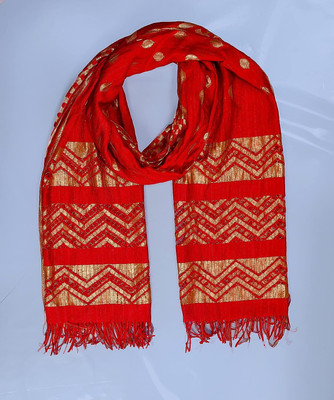 navjai Jacquard Woven, Polka Print Women Dupatta
