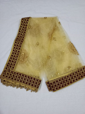 ASHA CHUNRI HOUSE Net Embroidered Women Dupatta
