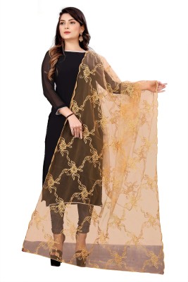 PRIZOMAX Net Embroidered Women Dupatta