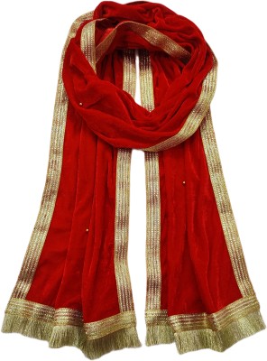 Navti Creations Velvet Embellished Men Dupatta