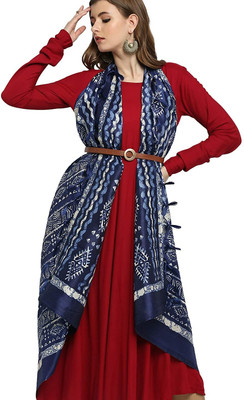 Kemza Cotton Silk Printed Women Dupatta