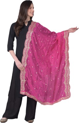 A R SILK DUPATTA HUB Art Silk Embroidered Women Dupatta