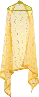 YOUTHQUAKE Net Embellished Women Dupatta