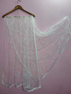 nazma fashion point Net Embroidered Women Dupatta