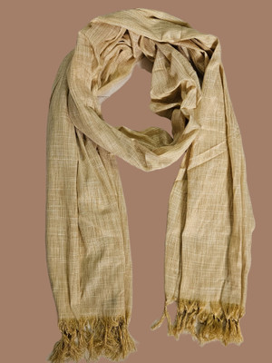Nehal Enterprises Khadi Cotton Self Design Women Dupatta