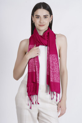 Cashmere Craft Silk Blend Solid Women Dupatta