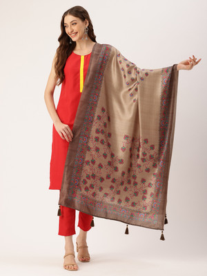 FASHION PETALS Cotton Blend Printed Women Dupatta