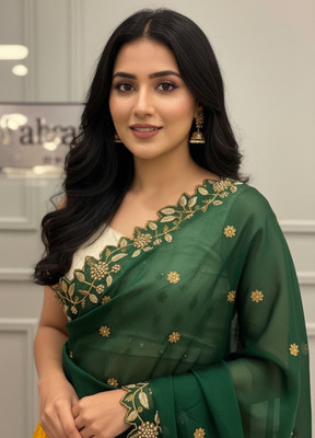 Payu Art Silk Embroidered Women Dupatta