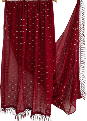 KHATRI Chiffon Embellished Women Dupatta