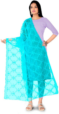 Avni N Anvi Net Checkered Women Dupatta