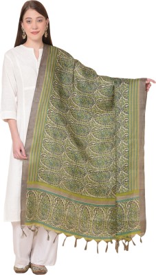 A R SILK DUPATTA HUB Cotton Silk Floral Print Women Dupatta